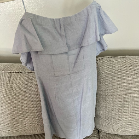 Blue Ruffle Dress - Picture 3 of 6